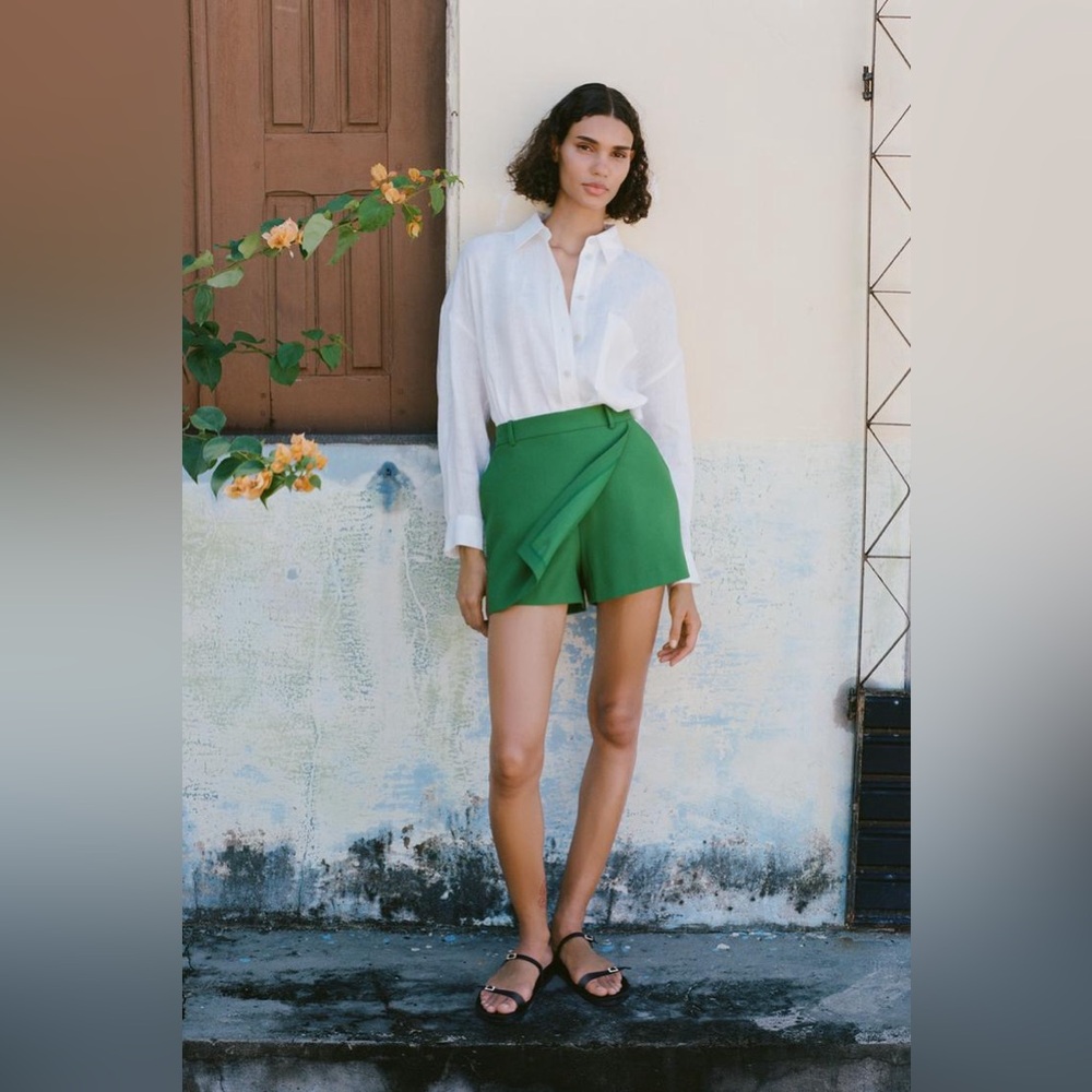 ZARA WRAP FRONT SKORT - Sold out